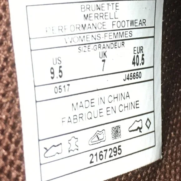 Merrell Emma Slip On Clogs Womens Size 9.5 Brunette Brown Leather J45650 - Picture 8 of 9